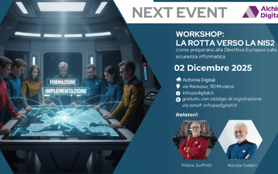Workshop: La Rotta verso la NIS2 – come prepararsi alla Direttiva Europea sulla sicurezza informatica