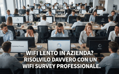 Perché il WiFi in azienda è lento e come risolverlo davvero (senza cambiare provider)