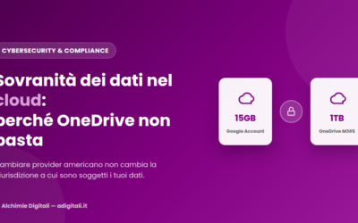 Sovranità dei dati nel cloud: perché passare a OneDrive non basta