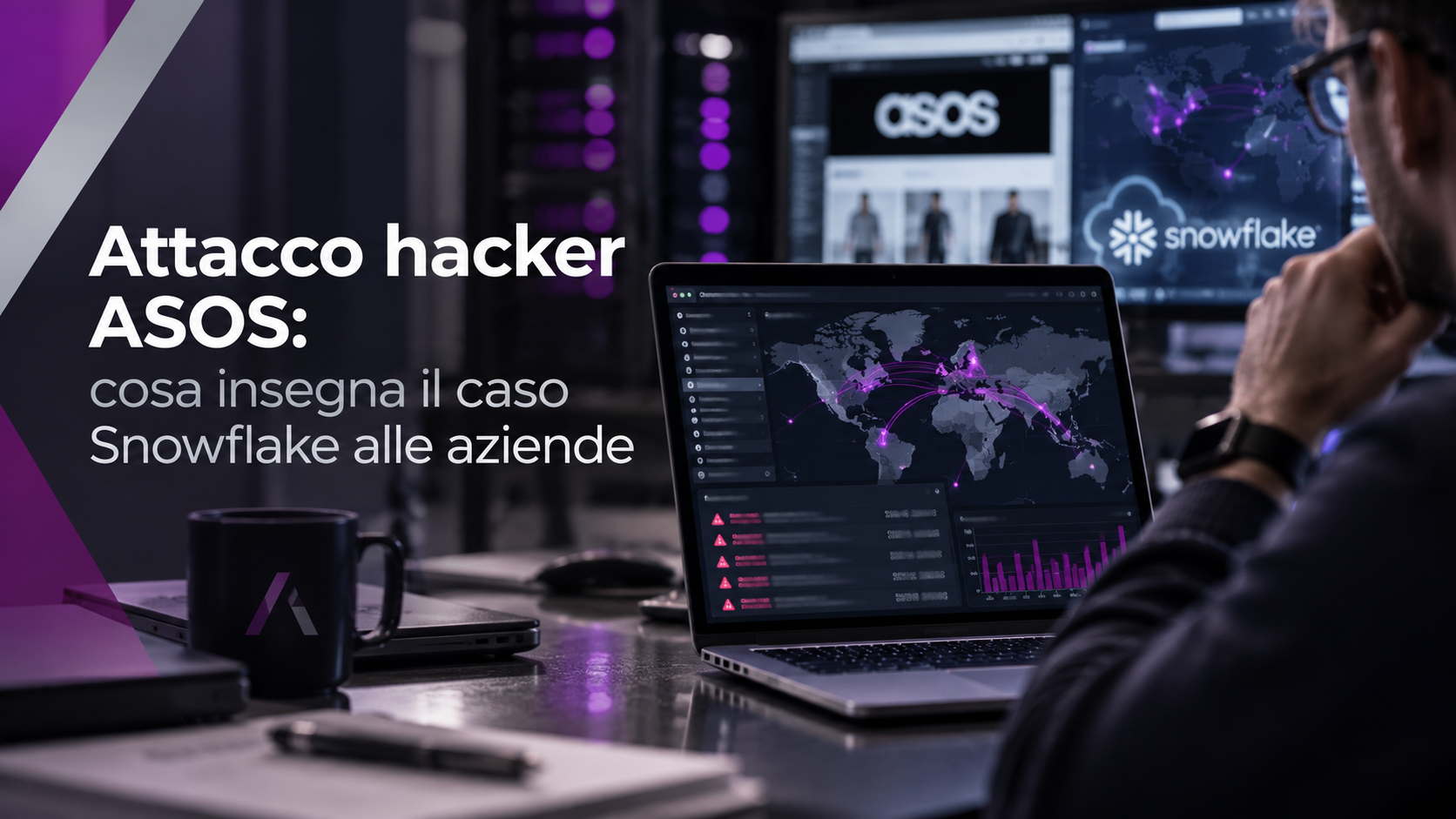 Attacco hacker ASOS- cosa insegna il caso Snowflake alle aziende Attacco hacker ASOS: cosa insegna il caso Snowflake alle aziende